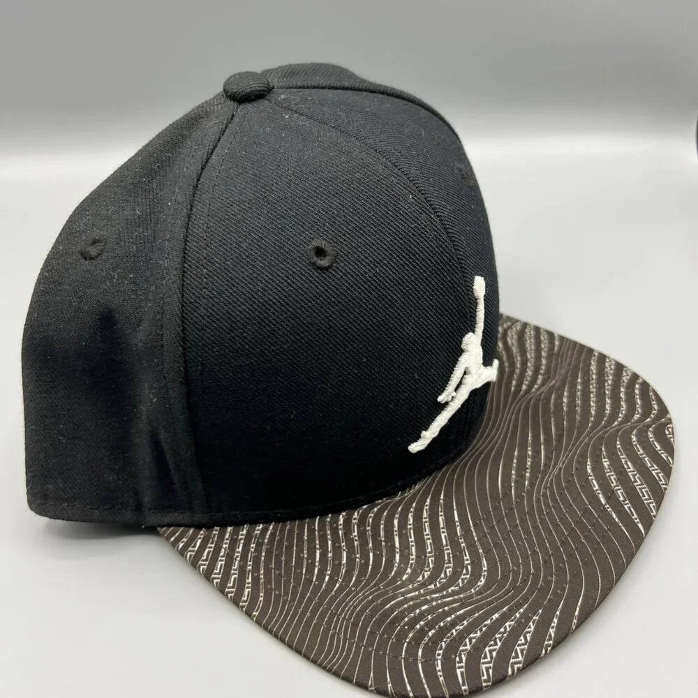 Air Jordan Hat Men‎ Black Retro Embroidered Logo Jumpman Snap Back Cap